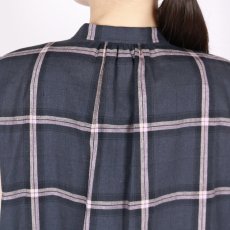 画像10: Vent d'ouest 綿麻チェックノースリーブワンピース  (10)