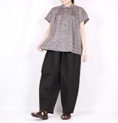 画像7: Vent d'ouest リバティフレンチスリーブブラウス (7)