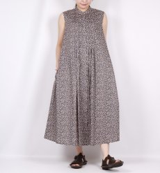画像2: Vent d'ouest リバティノースリーブワンピース BELLIS (2)