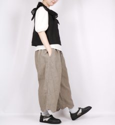 画像6: Gauze# Jouet ノースリーブレースブラウス 2色 (6)