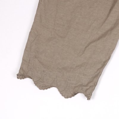 画像1: Gauze＃アンティークスカラップレースワイドパンツ 3色