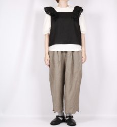 画像4: Gauze# Jouet ノースリーブレースブラウス 2色 (4)