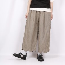 画像8: Gauze＃アンティークスカラップレースワイドパンツ 3色 (8)