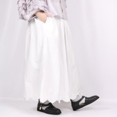 画像25: Gauze# アンティークスカラップレースギャザースカート"trois"3色 (25)