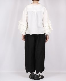 画像19: Gauze＃アンティークスカラップレースワイドパンツ 3色 (19)