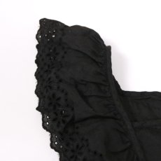 画像24: Gauze# Jouet ノースリーブレースブラウス 2色 (24)