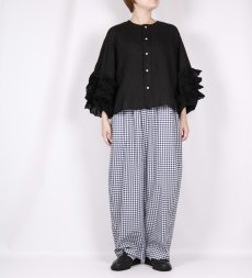 画像29: Gauze# アンティークレースフリルスリーブブラウス 3色 (29)