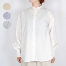 画像1: DIARIES GATHER SLEEVE SHIRT 4色 (1)