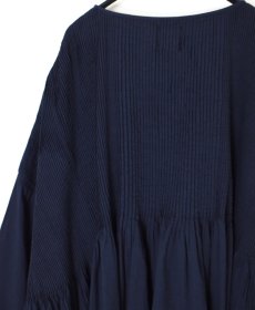 画像30: maison de soil 80s ORGANIC COTTON SMALL CHECK&VOILE PLAIN(OVER DYE) MINI PINTUCK PULLOVER 2色 (30)