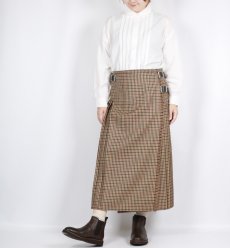 画像4: O'NEIL OF DUBLIN WORSTED WOOL LOW WAIST ACCORDION LONG KILT LENGTH 80cm (WITH PIN) (4)