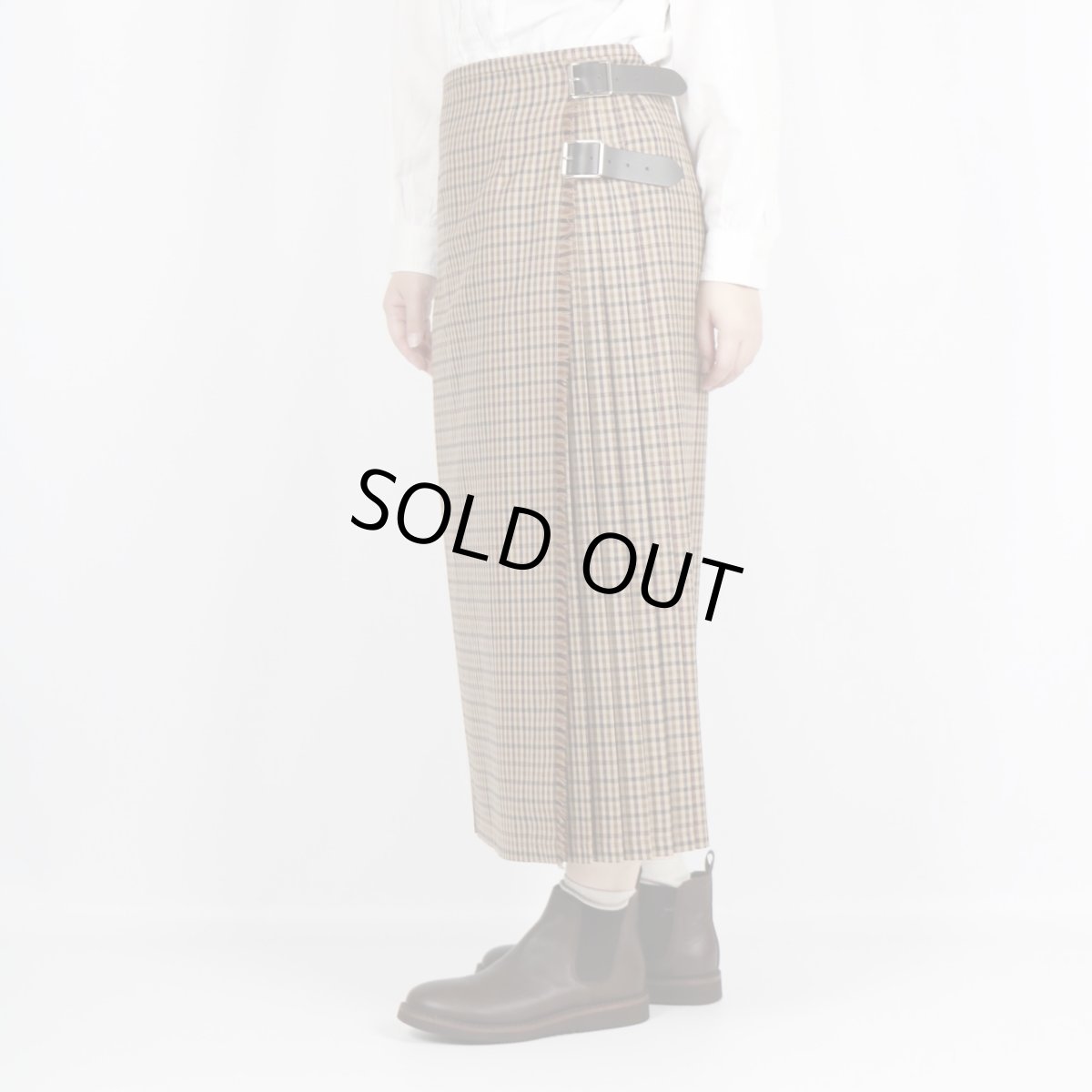 画像2: O'NEIL OF DUBLIN WORSTED WOOL LOW WAIST ACCORDION LONG KILT LENGTH 80cm (WITH PIN) (2)