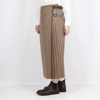 画像2: O'NEIL OF DUBLIN WORSTED WOOL LOW WAIST ACCORDION LONG KILT LENGTH 80cm (WITH PIN)