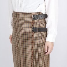 画像7: O'NEIL OF DUBLIN WORSTED WOOL LOW WAIST ACCORDION LONG KILT LENGTH 80cm (WITH PIN) (7)