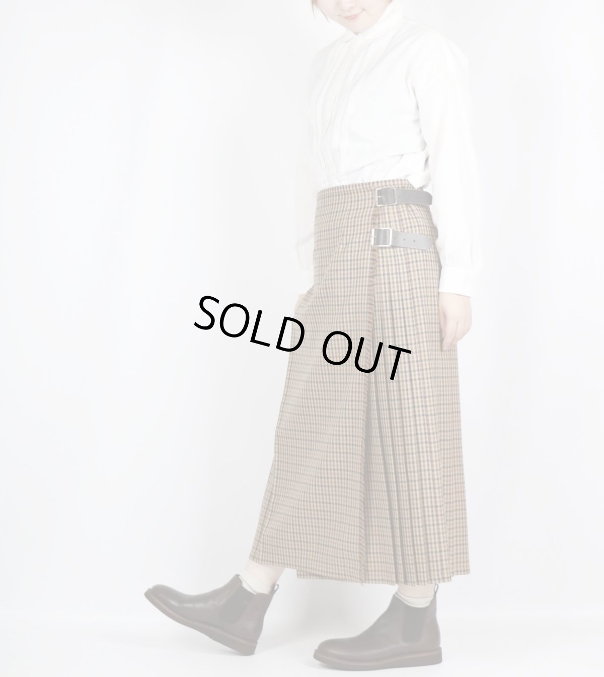 画像5: O'NEIL OF DUBLIN WORSTED WOOL LOW WAIST ACCORDION LONG KILT LENGTH 80cm (WITH PIN) (5)