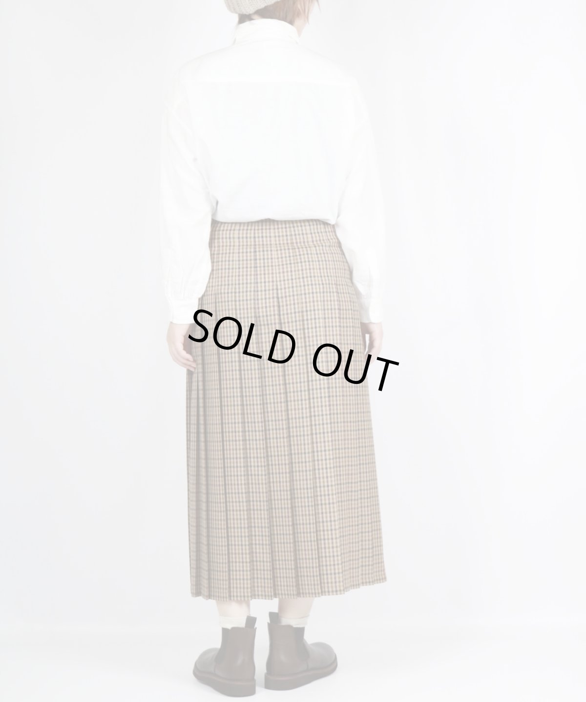 画像6: O'NEIL OF DUBLIN WORSTED WOOL LOW WAIST ACCORDION LONG KILT LENGTH 80cm (WITH PIN) (6)