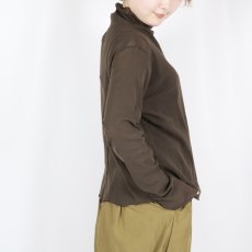 画像26: tumugu: コットンチュールハイネックロングTシャツ 3色 (26)