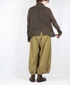 画像35: tumugu: コットンチュールハイネックロングTシャツ 3色 (35)
