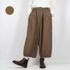画像1: tukuroi  コットンリネンレーヨン平織ボリュームパンツ 2色 (1)