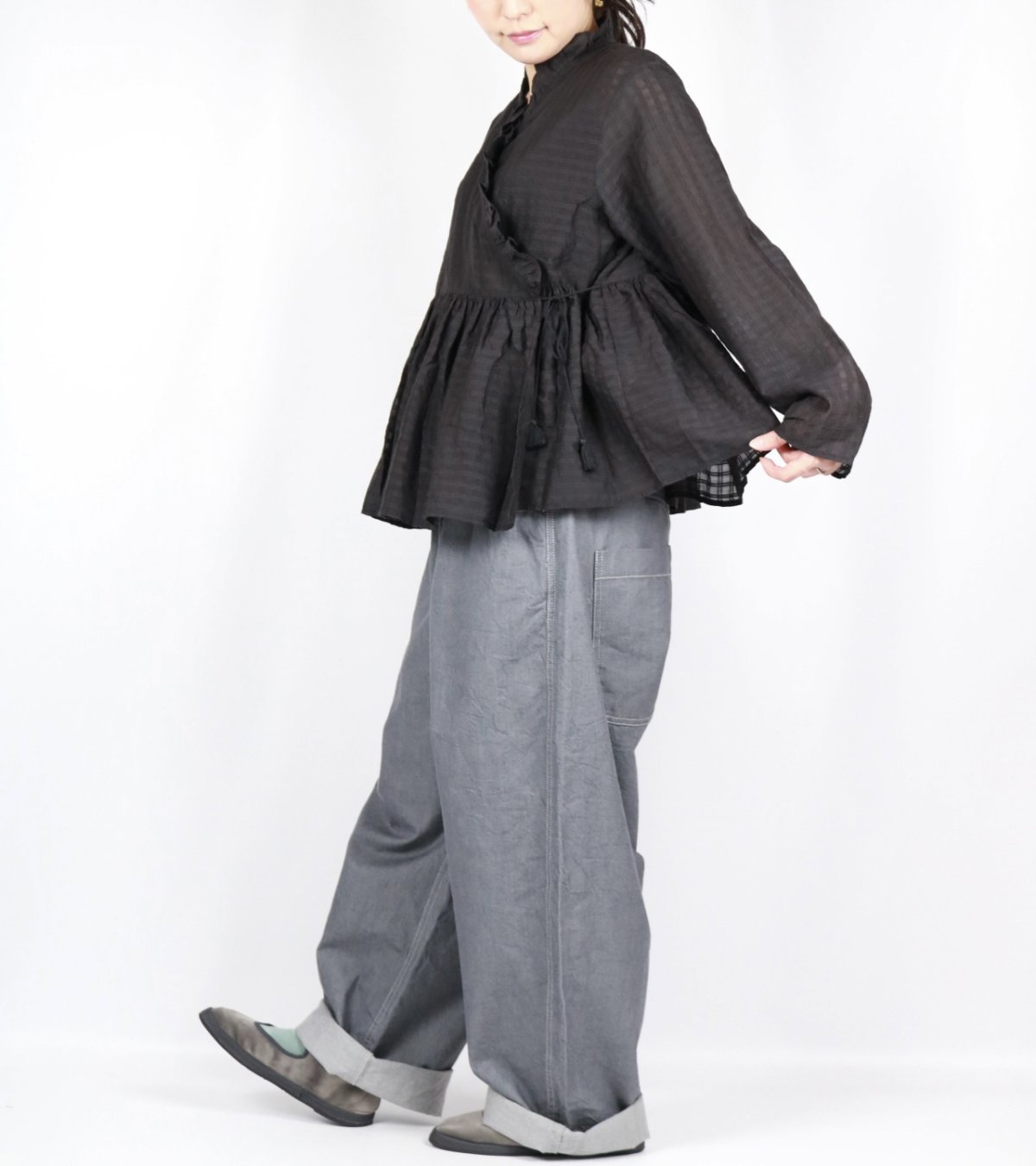 画像7: NARU 8オンスムラデニムノッポパンツ　6色 (7)