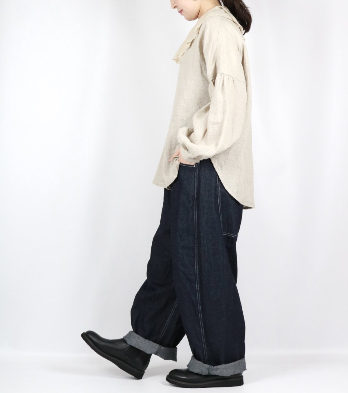 画像26: NARU 8オンスムラデニムノッポパンツ　6色 (26)