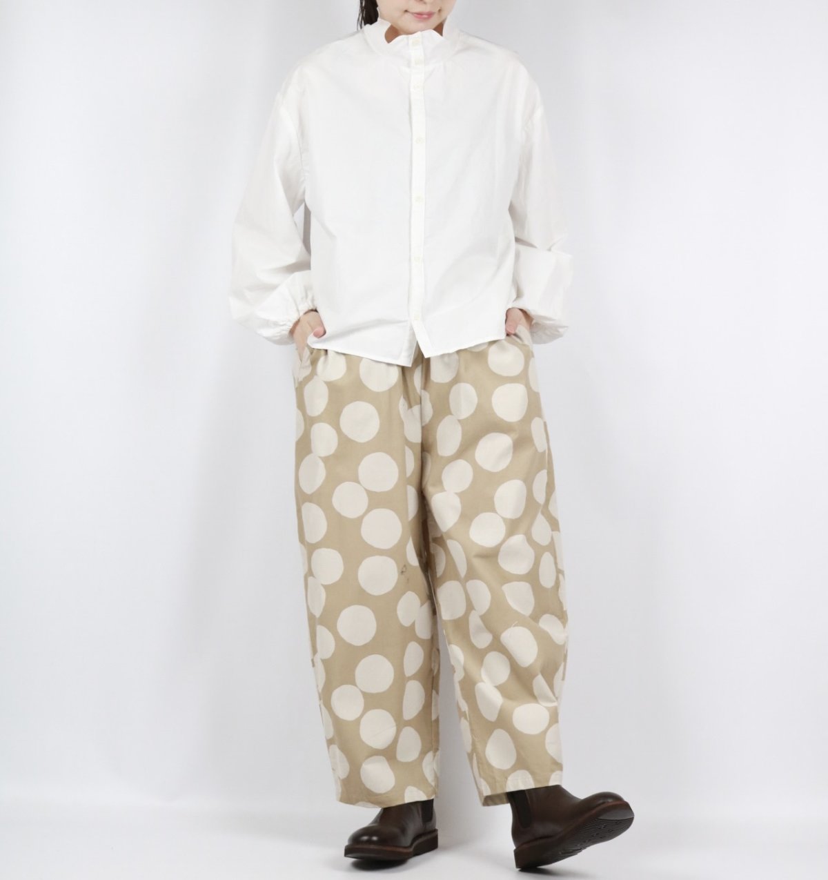 画像38: ROBE de PEAU JOU JOU 2WAY BLOUSE 3色 (38)