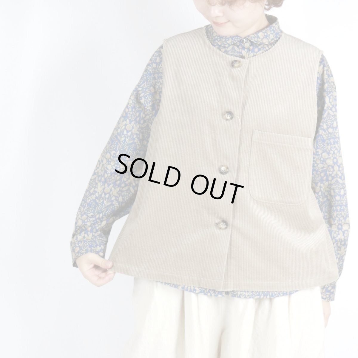 画像13: Vent d'ouest サッカーコール天 ベスト3色 (13)