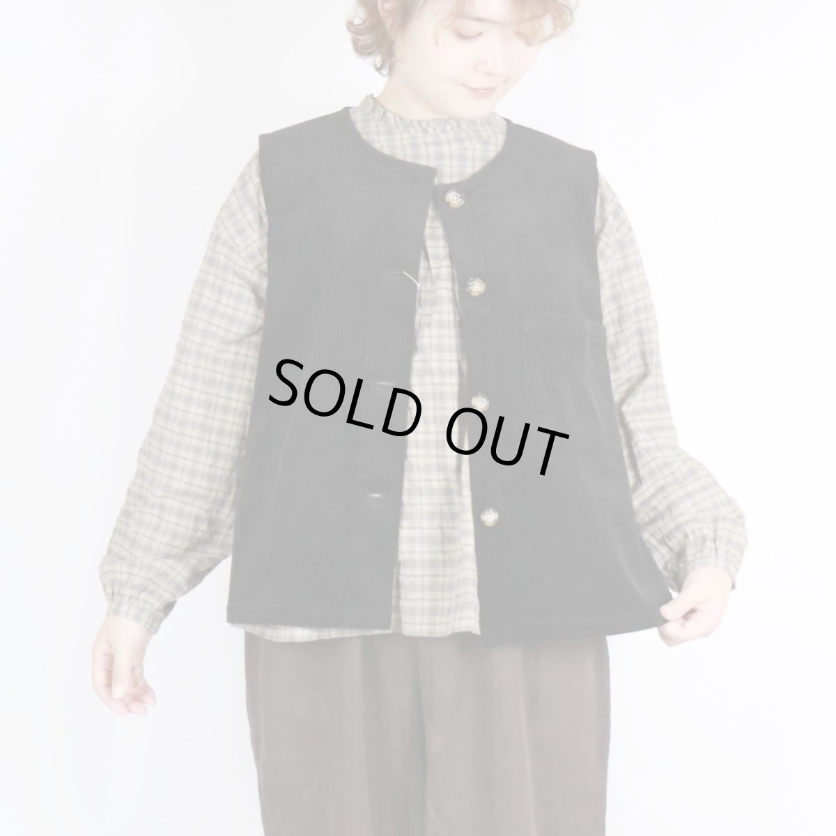 画像26: Vent d'ouest サッカーコール天 ベスト3色 (26)