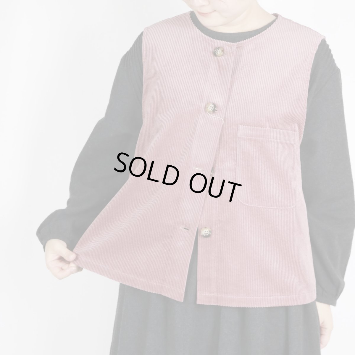 画像12: Vent d'ouest サッカーコール天 ベスト3色 (12)