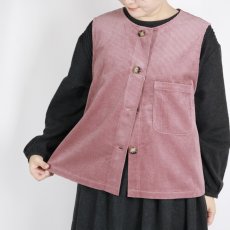 画像11: Vent d'ouest サッカーコール天 ベスト3色 (11)