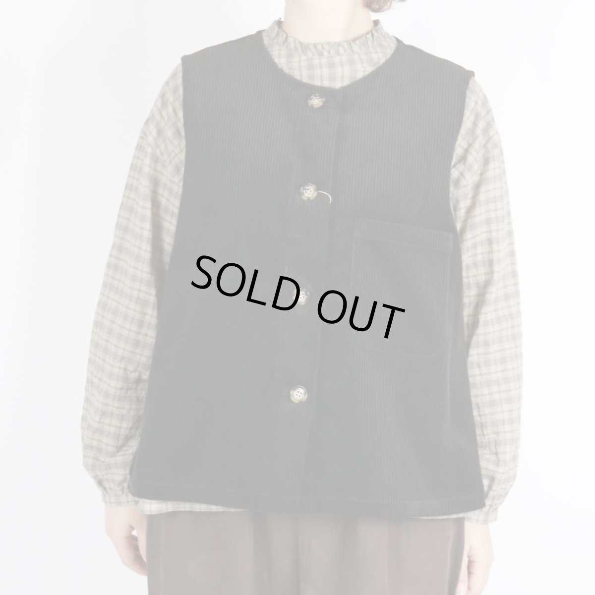 画像1: Vent d'ouest サッカーコール天 ベスト3色 (1)