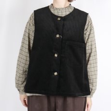 画像25: Vent d'ouest サッカーコール天 ベスト3色 (25)