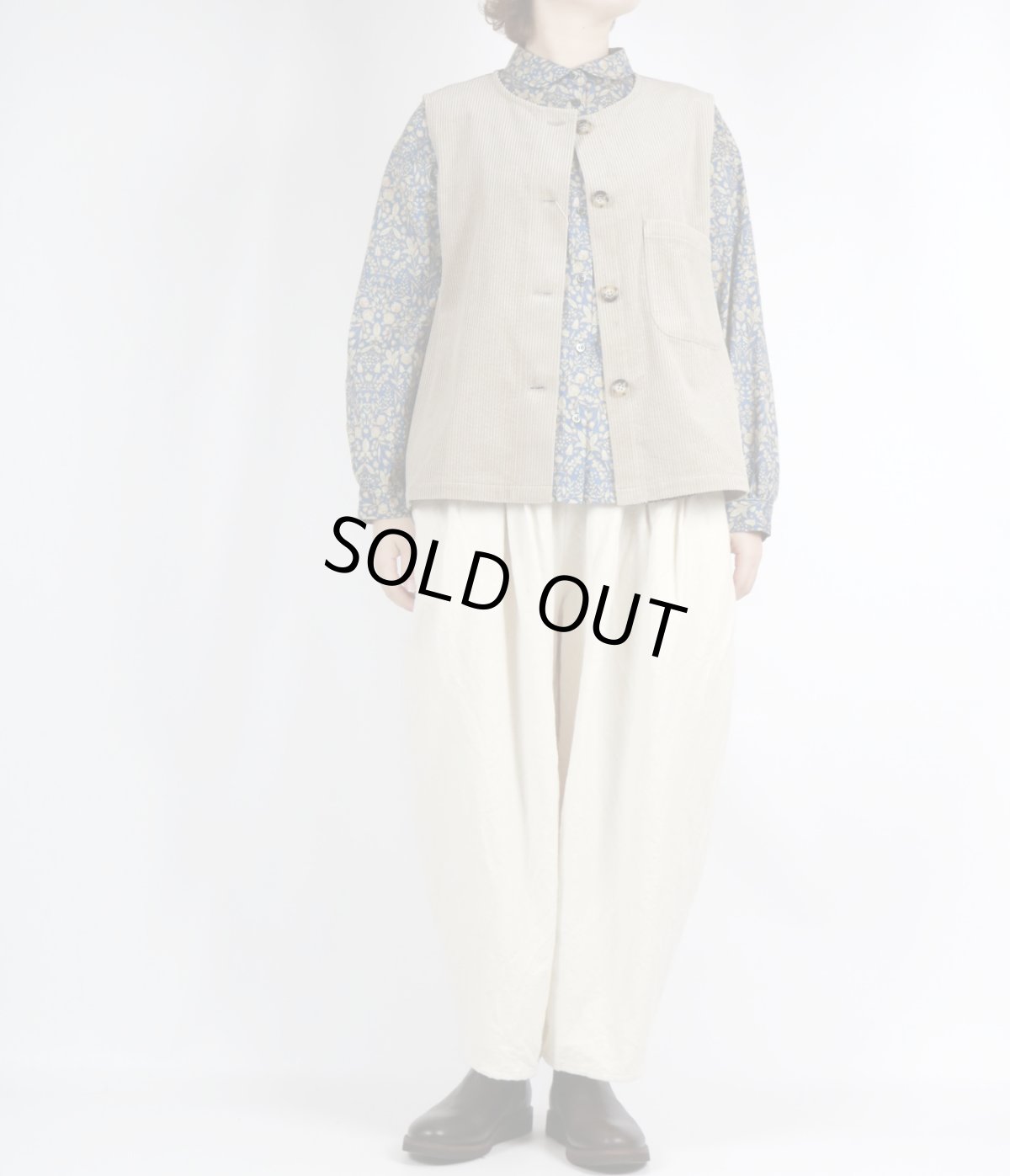 画像19: Vent d'ouest サッカーコール天 ベスト3色 (19)