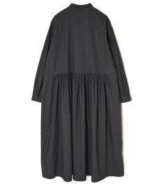 画像31: SOIL  40s POPLIN DOT PRINT BANDED COLLAR DRESS  2色 (31)