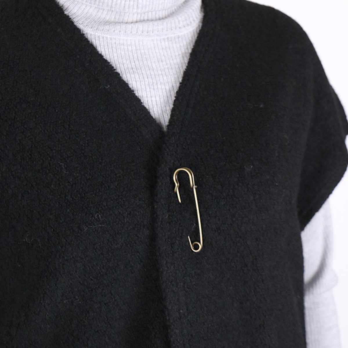 画像22: LUEUF　ウール ライトパイル ベスト 2色 (22)