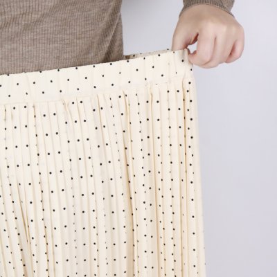 画像1: sosotto DOT消しプリーツスカート 3色