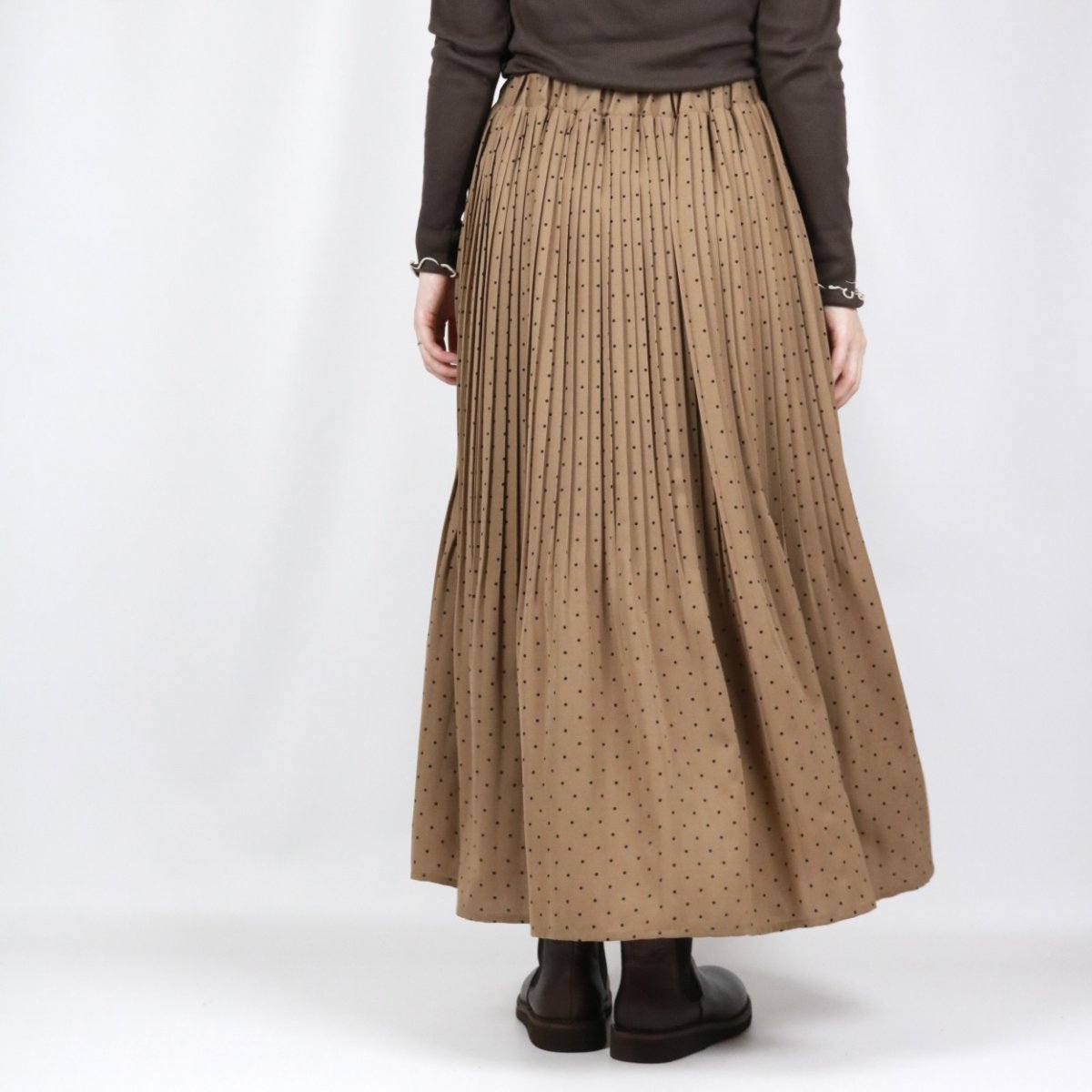 画像4: sosotto　DOT消しプリーツスカート 3色 (4)
