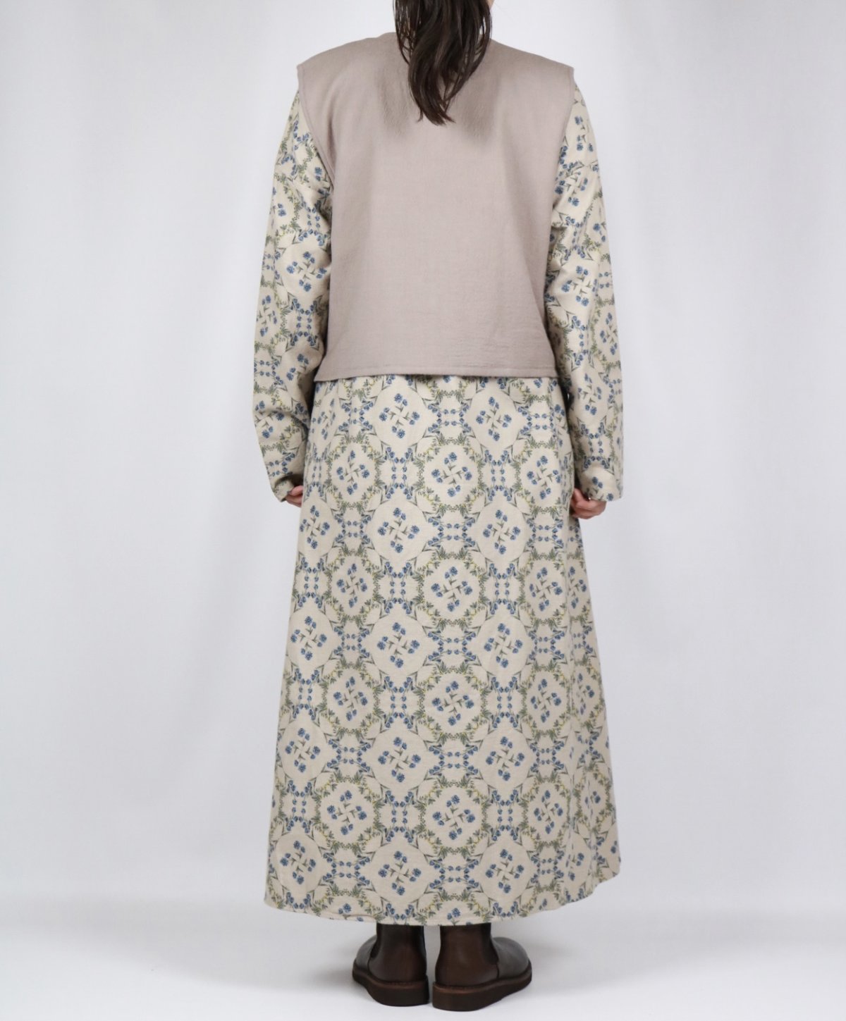 画像8: maison de soil BOILED WOOL PLAIN EMB BOLERO 2色 (8)