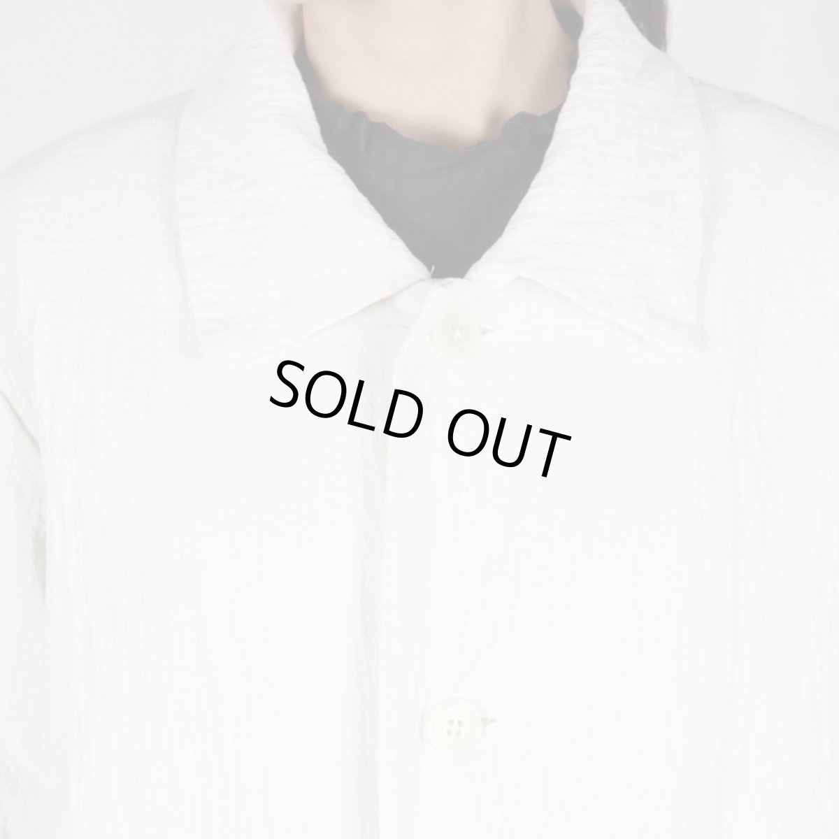 画像10: Gauze# ランダムストライプキルトコート KINARI (10)