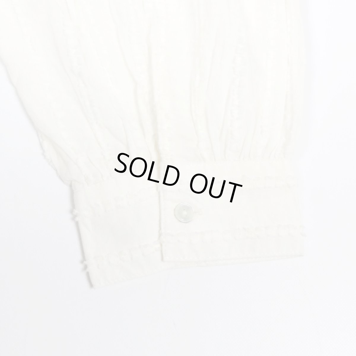 画像17: tumugu: ストライプフリンジドビーブラウス IVORY (17)