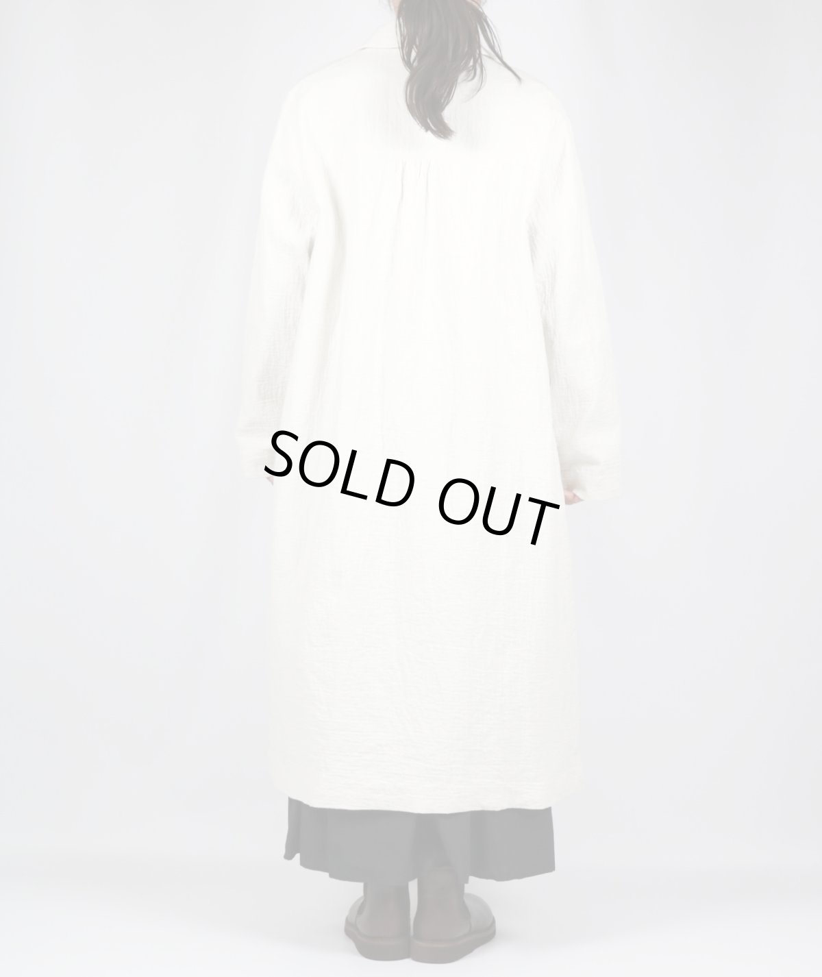 画像5: Gauze# ランダムストライプキルトコート KINARI (5)