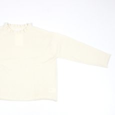 画像20: Gauze# フリルカラー2WAYニットプルオーバー MILK (20)