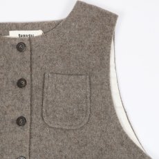 画像46: tumugu: エコウールモッサベスト 3色 (46)