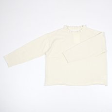 画像18: Gauze# フリルカラー2WAYニットプルオーバー MILK (18)