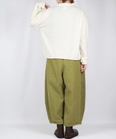 画像5: Gauze# フリルカラー2WAYニットプルオーバー MILK (5)