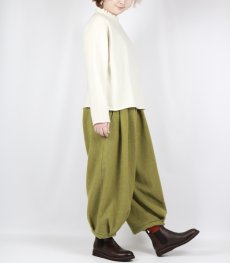 画像4: Gauze# フリルカラー2WAYニットプルオーバー MILK (4)