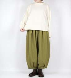 画像6: Gauze# フリルカラー2WAYニットプルオーバー MILK (6)