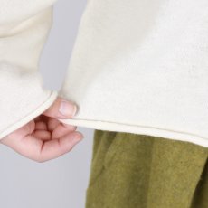 画像8: Gauze# フリルカラー2WAYニットプルオーバー MILK (8)