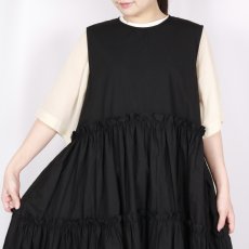 画像28: Gauze#　フリル ノースリーブワンピース　3色 (28)