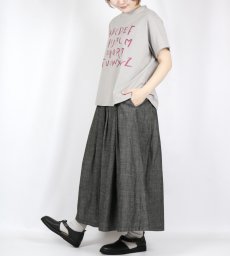画像37: tumugu:ラフィ天竺 プリントTシャツ(アルファベット) 4色 (37)
