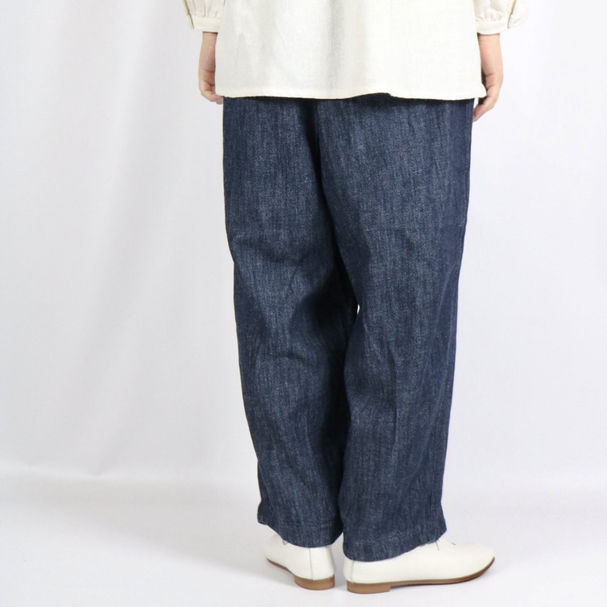 画像3: nachukara 綿麻デニム・ツイル コクーンパンツ 3色 (3)